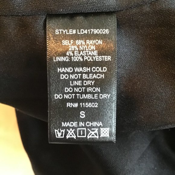 Lush Scalloped Edge Halter Little Black Dress With Criss Cross Back - Picture 9 of 11